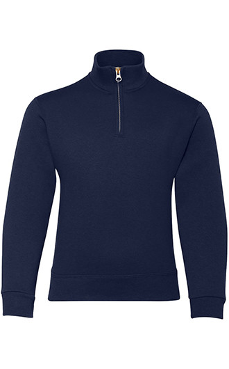 Nublend Youth Quarter-Zip Cadet Collar Sweatshirt