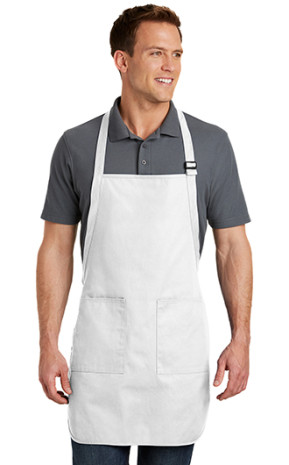 Port Authority Full-Length Apron with Pockets