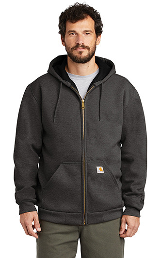 Carhartt Rain Defender Rutland Thermal-Lined Hooded Zip-Front Sw