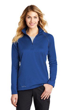 Eddie Bauer Ladies Smooth Fleece 1/2-Zip