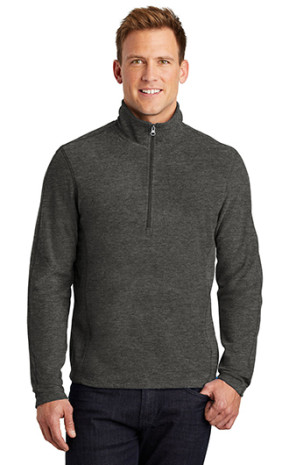 Port Authority Heather Microfleece 1/2-Zip Pullover