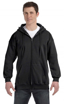 Hanes Adult Ultimate Cotton 90/10 Full-Zip Hooded Sweatshirt