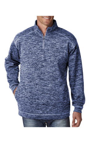 J America Adult Cosmic Poly Fleece Quarter-Zip