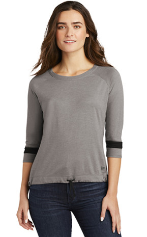 New Era Ladies Tri-Blend 3/4-Sleeve Tee