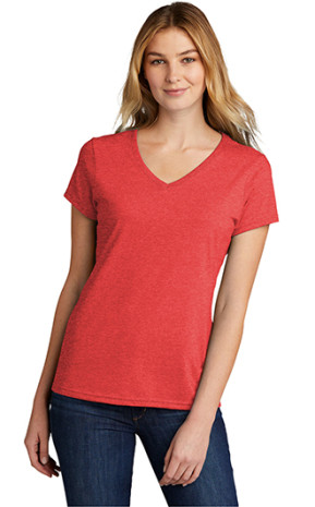 Port & Company Ladies Tri-Blend V-Neck Tee