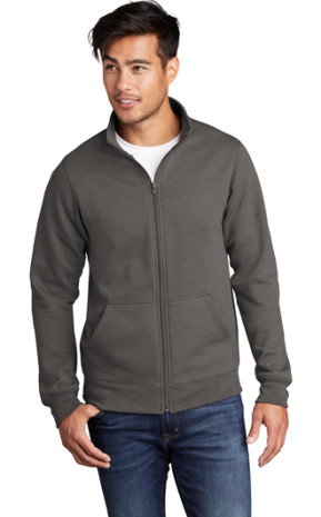 Port & Company Core Fleece Cadet Full-Zip Sweatshirt