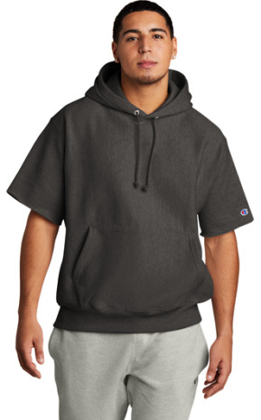 Champion Reverse Weave Short Sleeve Hooded Sweatshirt