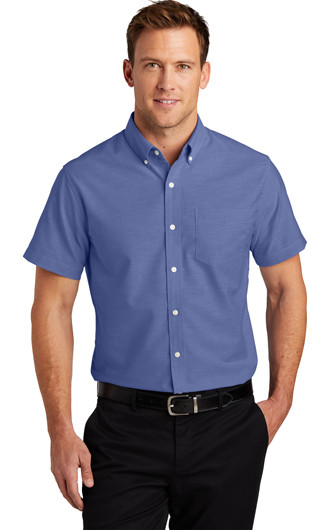 Port Authority Short Sleeve SuperPro Oxford Shirt