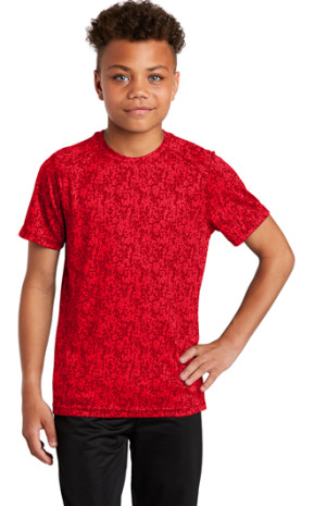 Sport-Tek Youth Digi Camo Tee