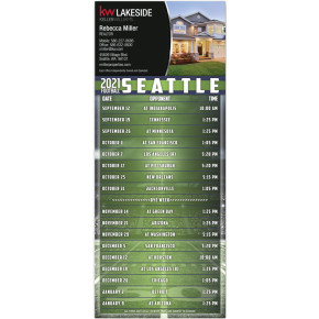 Football Schedule Magnet - Custom Imprint