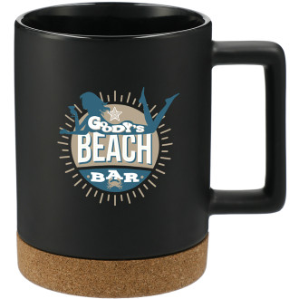 Bates 15oz Ceramic Mug w/ Cork Base