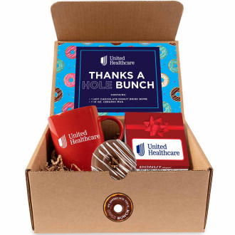 Donut-Shaped Hot Chocolate Bomb with Mug Gift Set