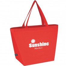 Non-Woven Budget Tote Bag With 100% Rpet Material