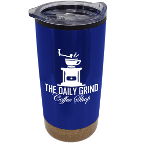 19 Oz. Stainless Steel Tumbler With Cork Base