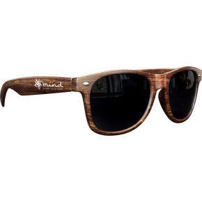 Medium Wood Tone Miami Sunglasses