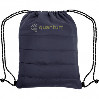Puffy Quilted Drawstring Bag