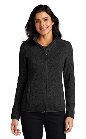 Port Authority Ladies Sweater Fleece Jacket