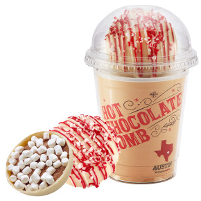 Hot Chocolate Bomb Cup Kit (White Chocolate Peppermint)