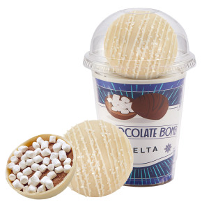 Hot Chocolate Bomb Cup Kit (White Chocolate Crystal)