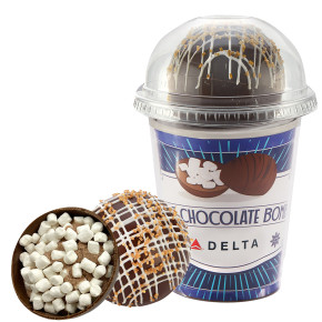 Hot Chocolate Bomb Cup Kit (Dark Chocolate Crystal)