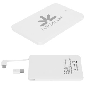 Slim 2500 Mah 3-In-1 Power Bank