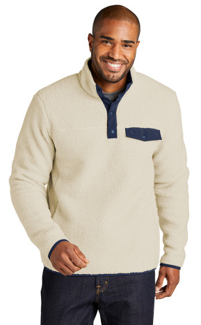 Port Authority Camp Fleece Snap Pullover