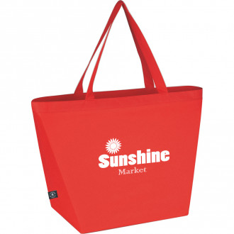 Non-Woven Budget Tote Bag With 100% rPET Material