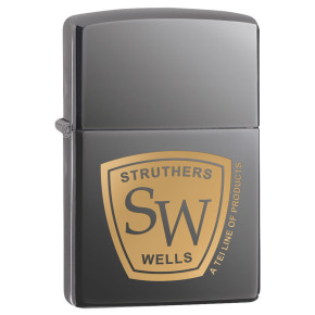 High Polish Classic Black Ice Zippo Windproof Lighter