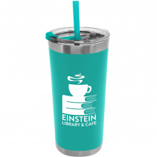 18 Oz. Stainless Steel Insulated Straw Tumbler