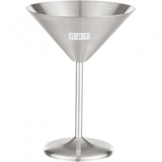 10 oz. Stainless Steel Martini Glass