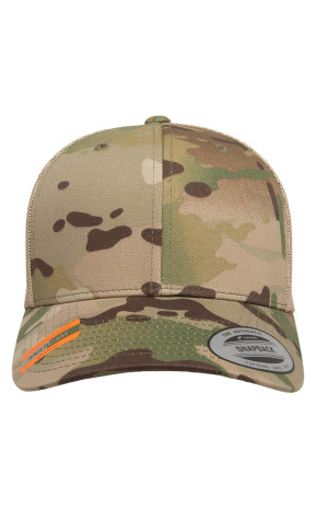 Yupoong YP Classics Retro Trucker Multicam Snapback