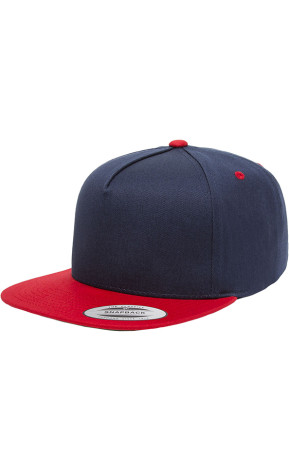 Yupoong Adult 5-Panel Cotton Twill Snapback Cap