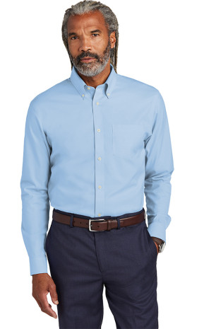 Brooks Brothers Wrinkle-Free Stretch Pinpoint Shirt