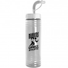 24 Oz. Slim Fit Water Bottle With Straw Lid