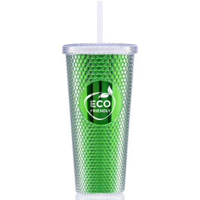 24 oz Bux Metallic Tumbler