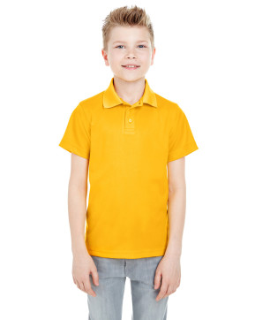 UltraClub Youth Cool & Dry Mesh Pique Polo