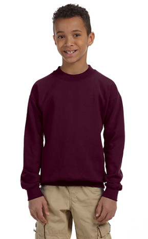 Gildan Youth Heavy Blend 8 oz., 50/50 Fleece Crew