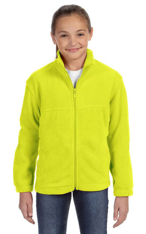 Harriton Youth 8 oz. Full-Zip Fleece