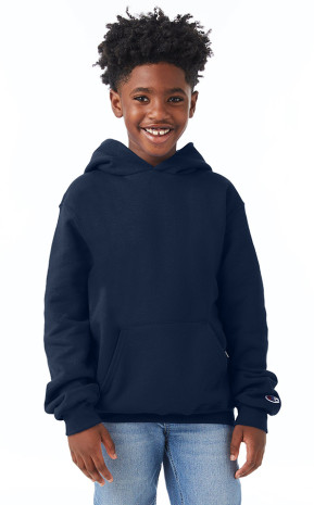 Champion Youth Powerblend Pullover Hooded Sweatshirt