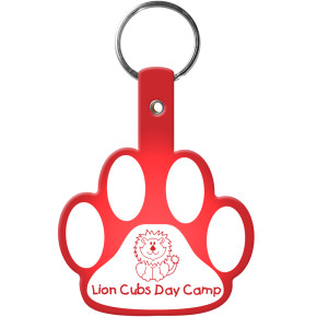 Paw Flexible Key Tag