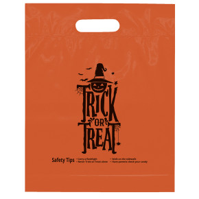 Trick or Treat Die Cut Bag 12W x 15H