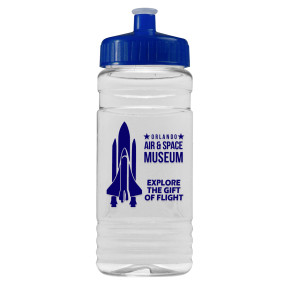 20 Oz. Clear Sports Bottle With Push Pull Lid