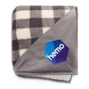 Field & Co. Double Sided Plaid Sherpa Blanket