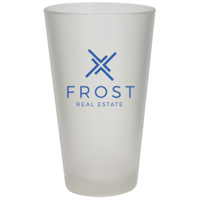 16 oz. Frosted Pint Glass - USA