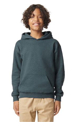 Gildan Youth Softstyle Midweight Fleece Hooded Sweatshirt