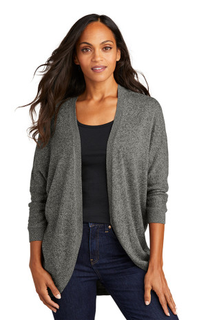 Port Authority Ladies Marled Cocoon Sweater