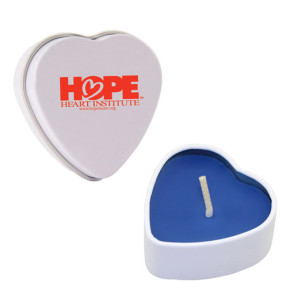 Heart Tin Candle