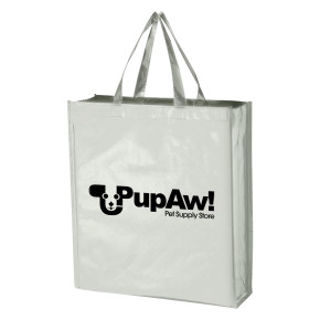 Metallic Non-Woven Shopper Tote