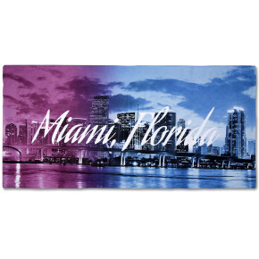 Dye Sublimated Small Beach Towel