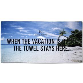 Dye Sublimated Standard Beach Towel